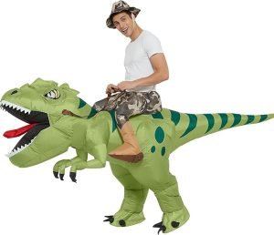 Inflatable Dinosaur Costume Riding T Rex